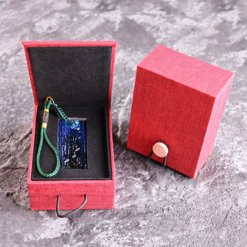 Liuli Feng Shui Crystal Art Piece for Zen Decor Balance