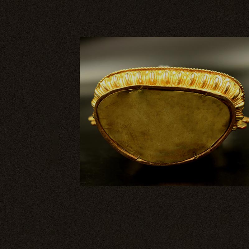 Copper Gold Plated Buddha Statue | Compassion & Serenity Decor