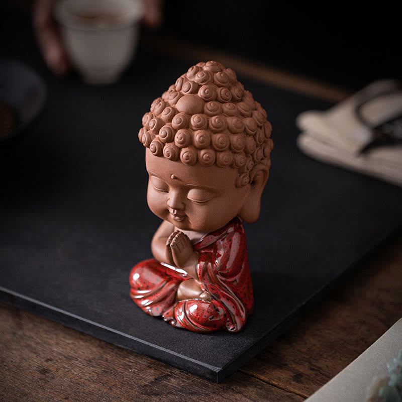 Ceramic Buddha Statue Set | Mini Gautama & Bodhisattvas