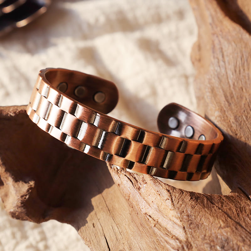 Vintage Copper Balance Cuff Bracelet | Spiritual Bracelet
