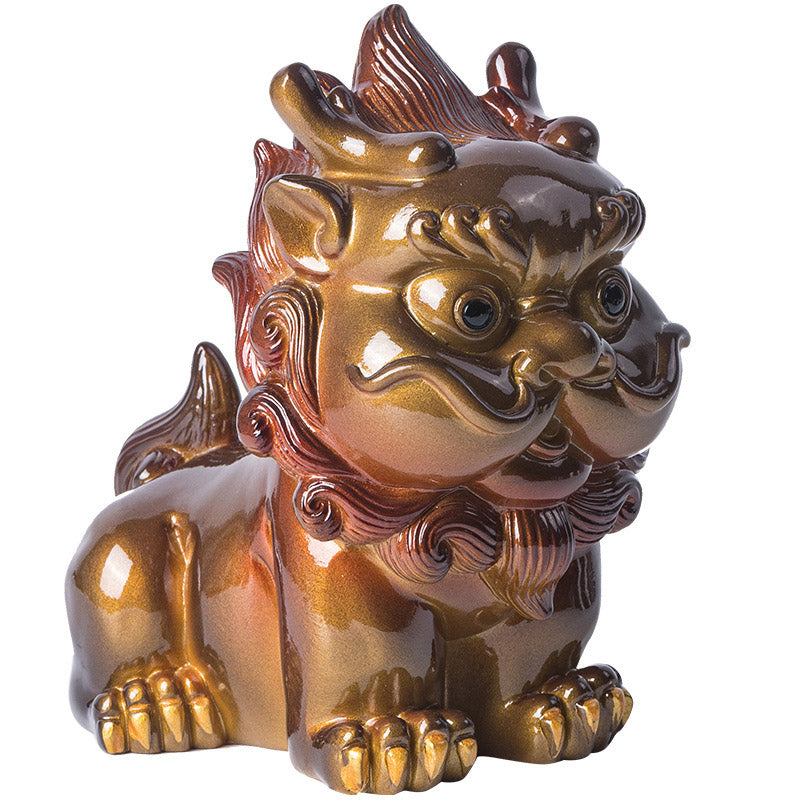 Color Changing PiXiu Resin Tea Pet | Zen Home Decor