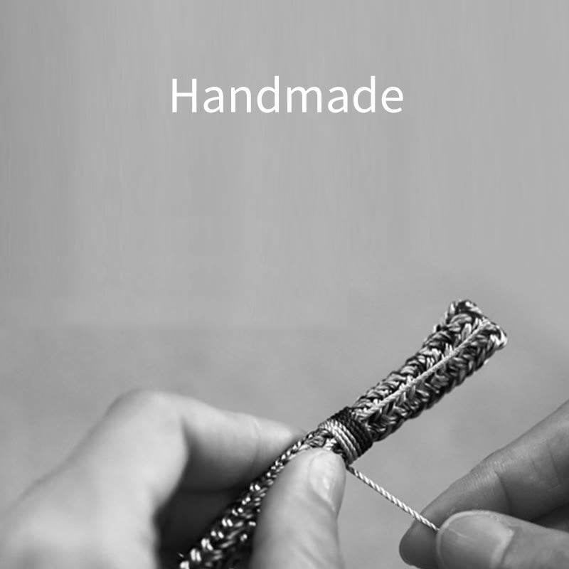 925 Sterling Silver King Kong Knot Faith Strength Bracelet