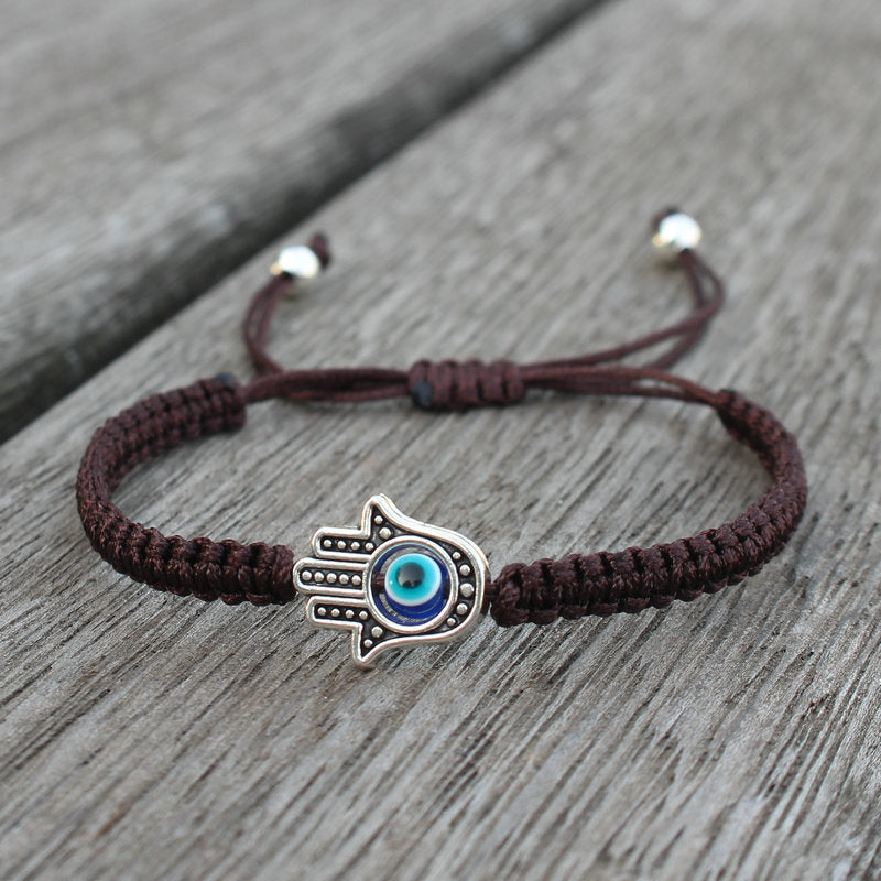 Handmade Hamsa Symbol Protection Bracelet | Luck & Faith