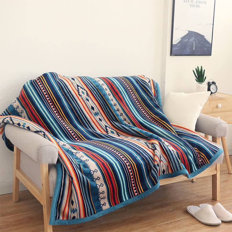 Geometric Warm Soft Zen Decor Throw Blanket 127x152cm