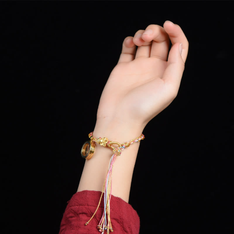 Tibetan Handmade Luck Double Wrap Colorful String Bracelet