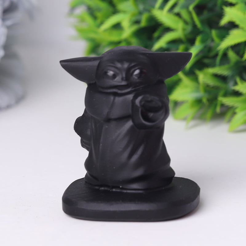 Black Obsidian 1.5in Crystal Figurine Carving
