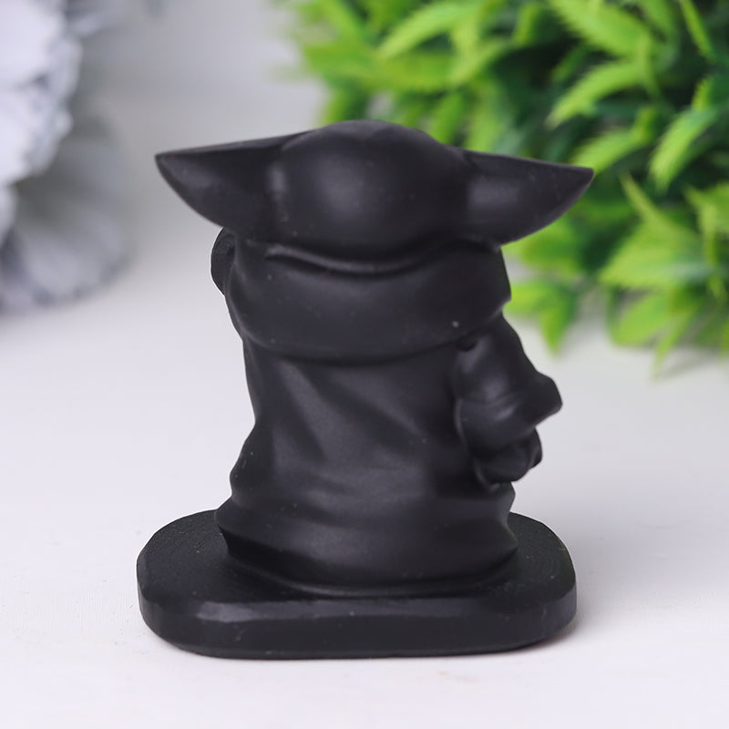 Black Obsidian 1.5in Crystal Figurine Carving