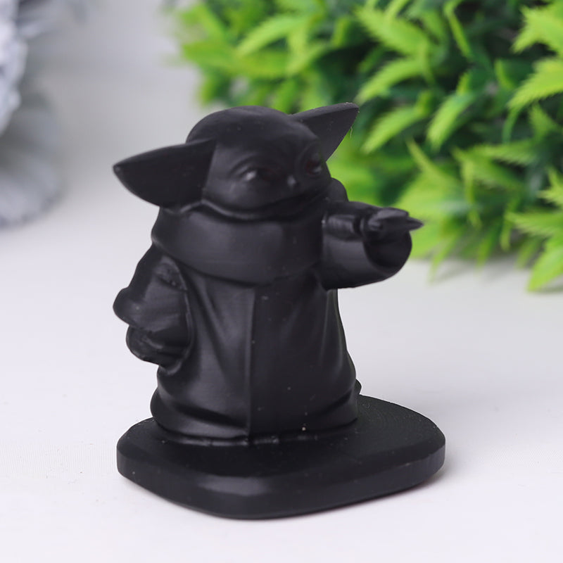 Black Obsidian 1.5in Crystal Figurine Carving