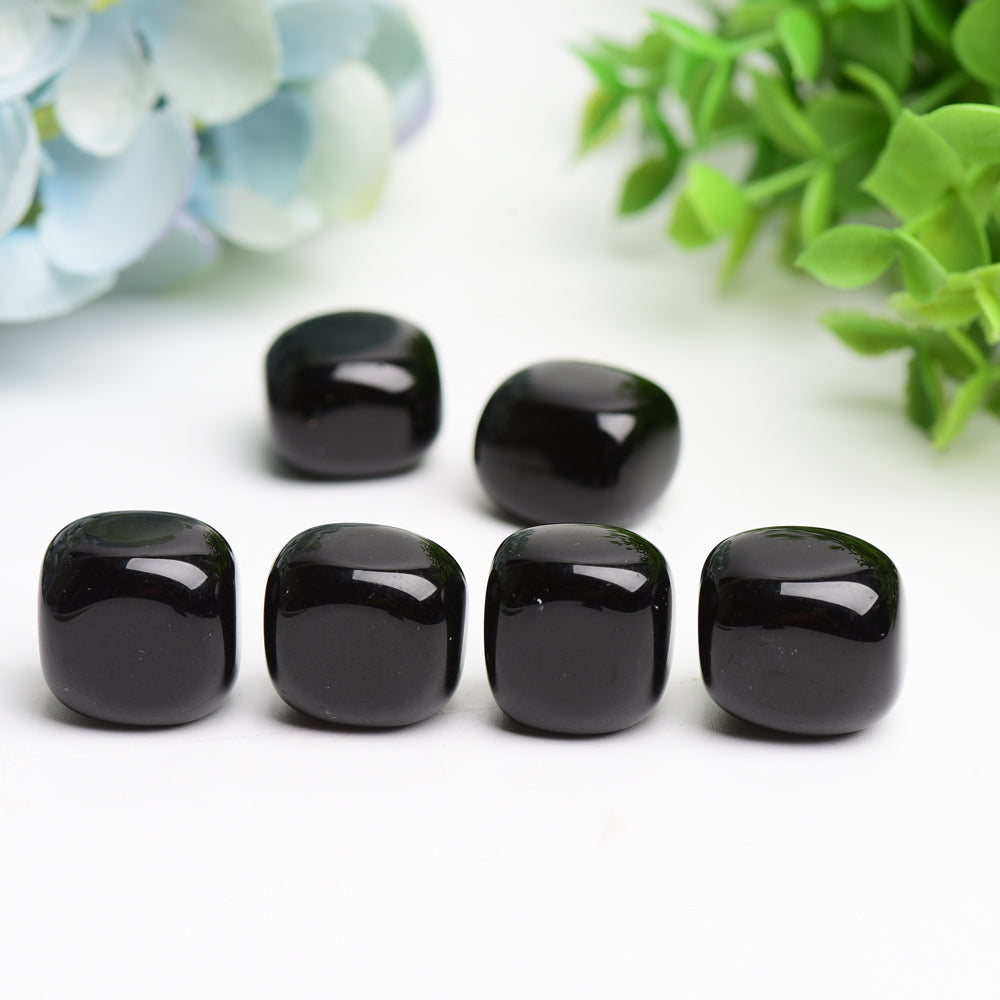 Black Obsidian 2cm Tumbled Crystal for Healing Energy