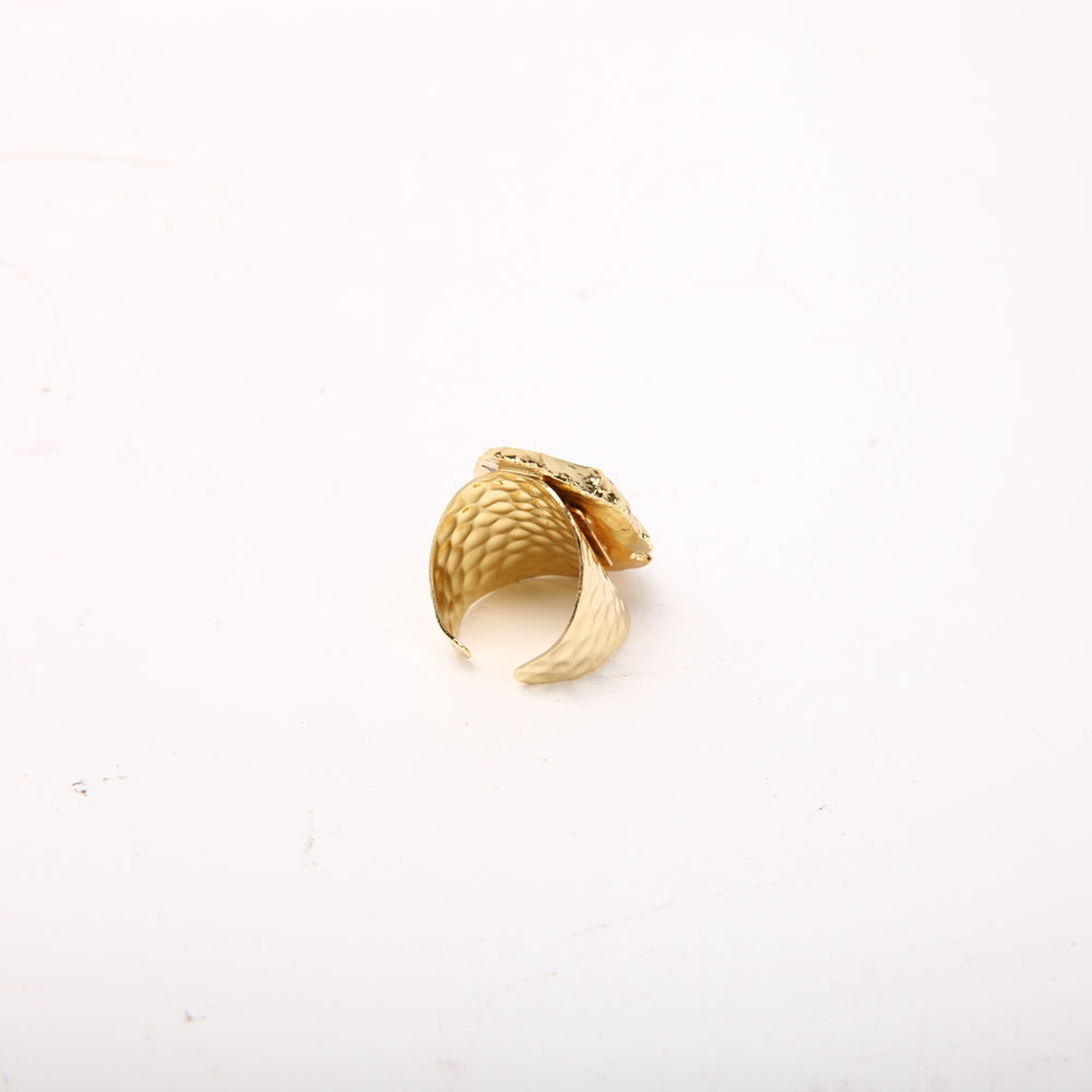 Black Obsidian Adjustable Handmade Ring