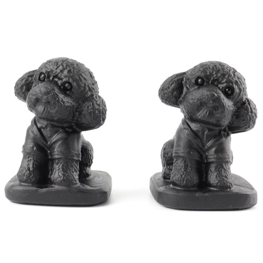 Black Obsidian Crystal Dog Carving 1.7-inch Figurine