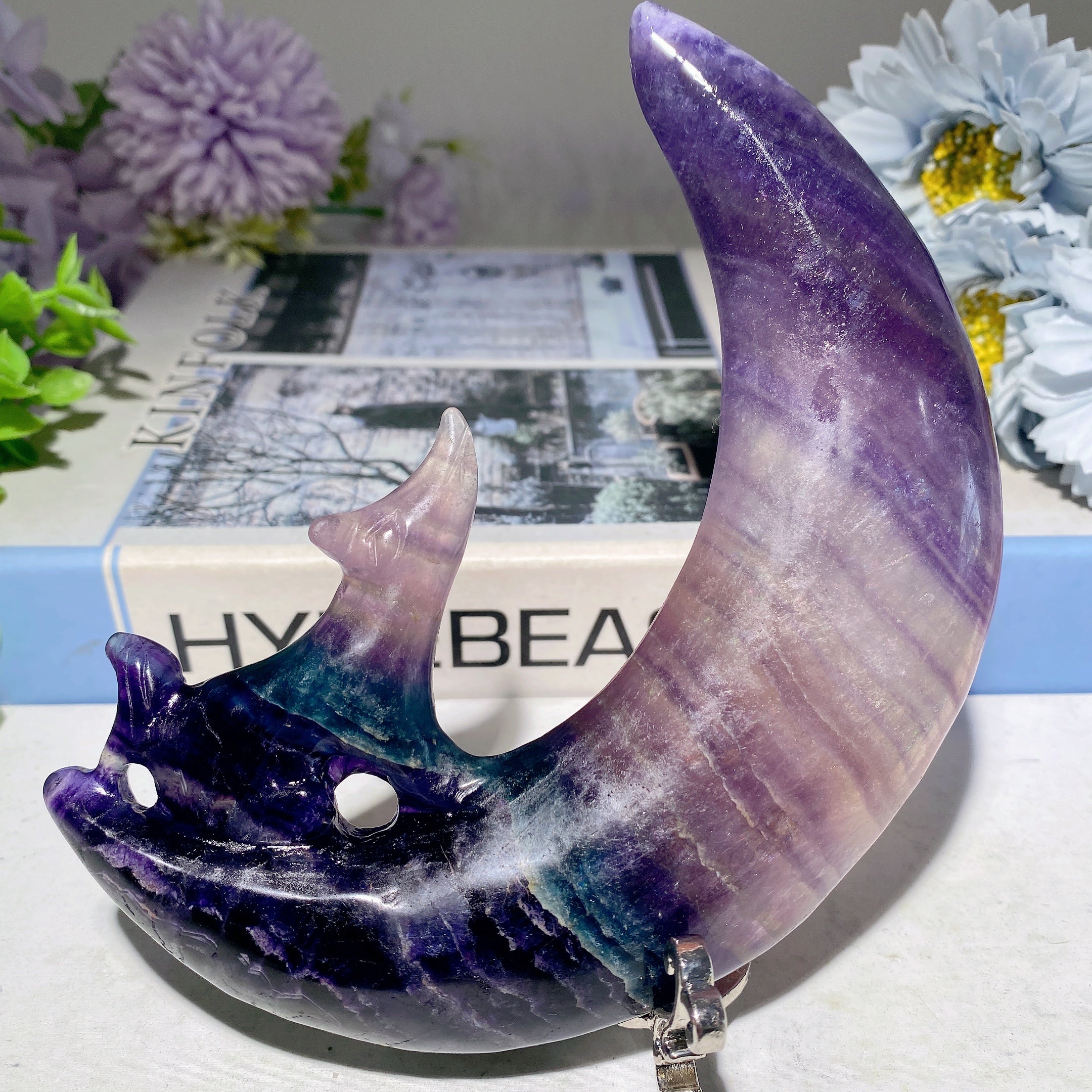 Blood Stone Fox Crystal Carving 4.8-6.0 inch Healing Sculpture