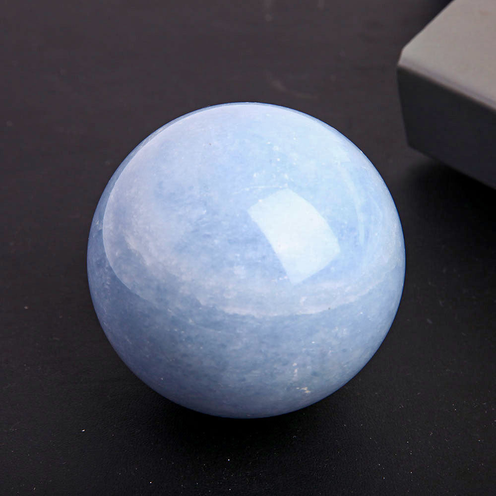 Blue Calcite Crystal Sphere 75-85mm Healing Orb