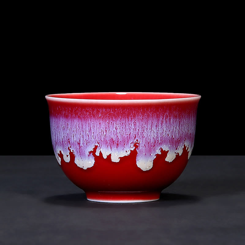 Blue Jianzhan Ceramic Teacup 160ml Zen Decor