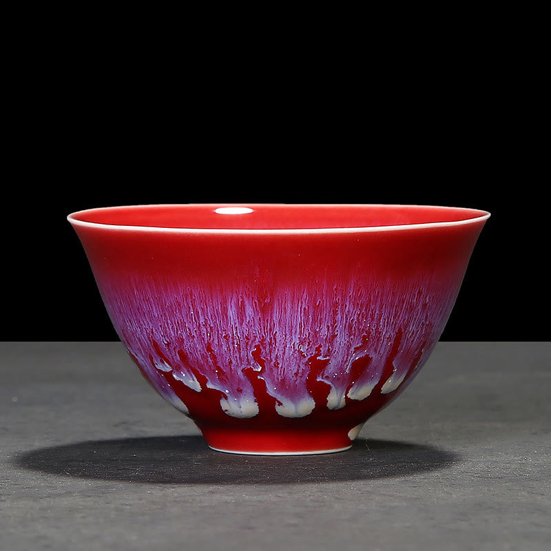 Blue Jianzhan Ceramic Teacup 160ml Zen Decor