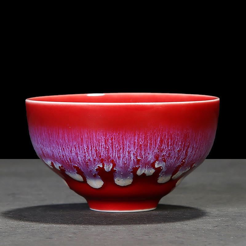 Blue Jianzhan Ceramic Teacup 160ml Zen Decor