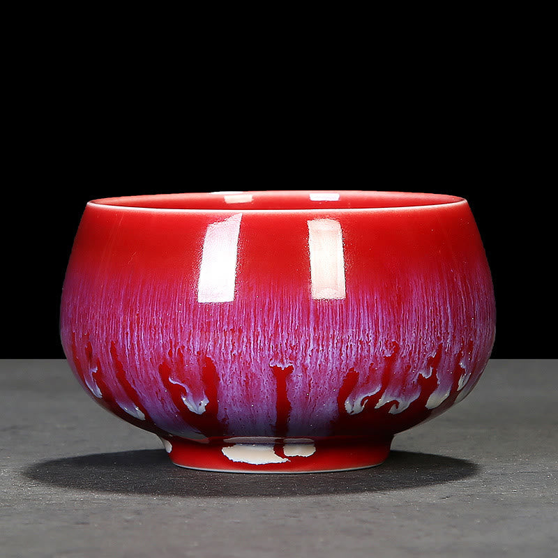 Blue Jianzhan Ceramic Teacup 160ml Zen Decor