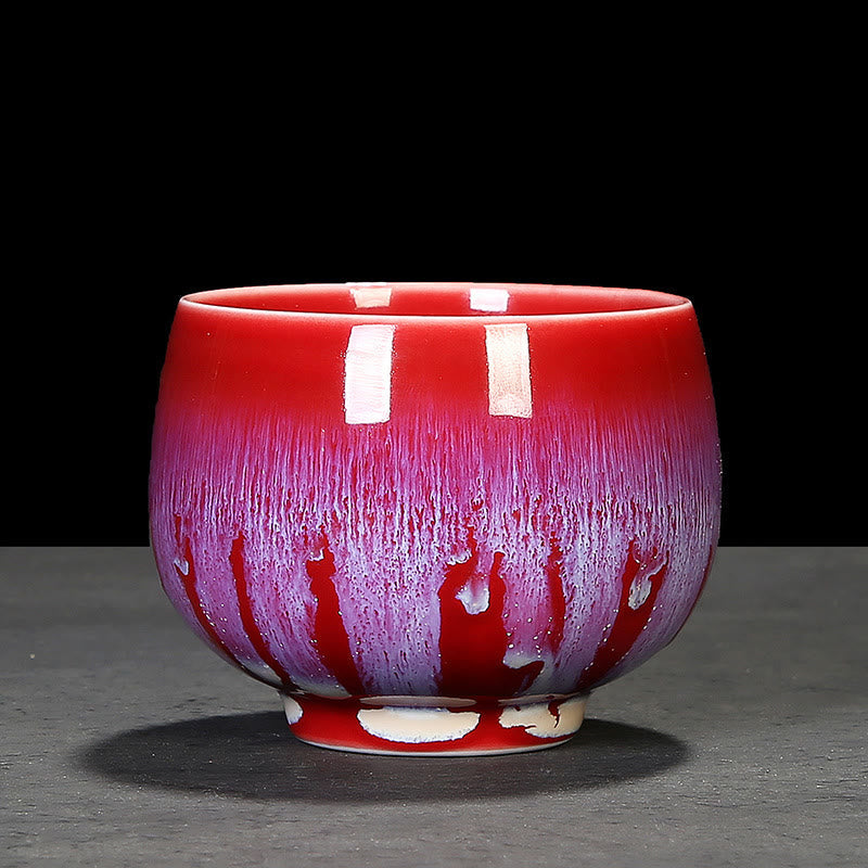 Blue Jianzhan Ceramic Teacup 160ml Zen Decor