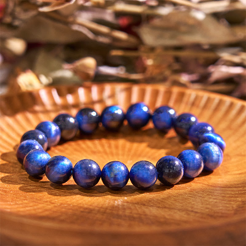 Blue Multi-Size Tiger Eye Protection Bracelet