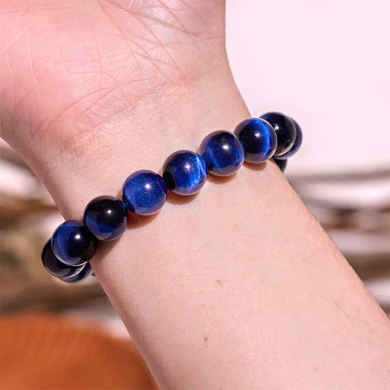 Blue Tiger Eye 8mm Balance Bracelet