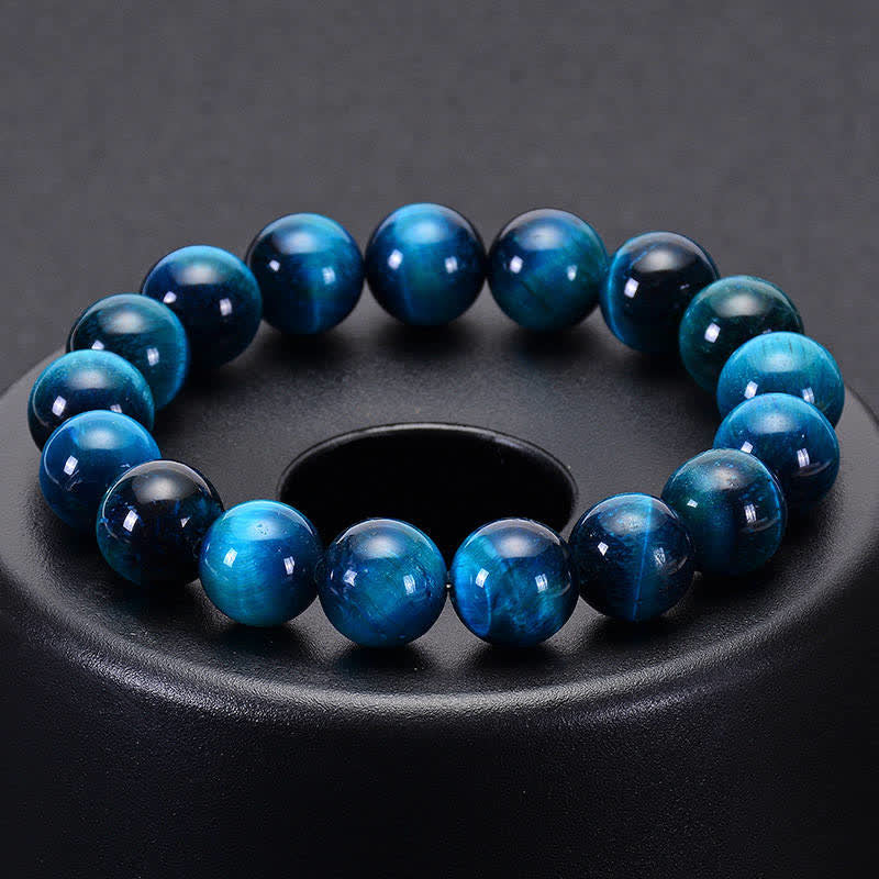 Blue Tiger Eye Healing Protection Bracelet