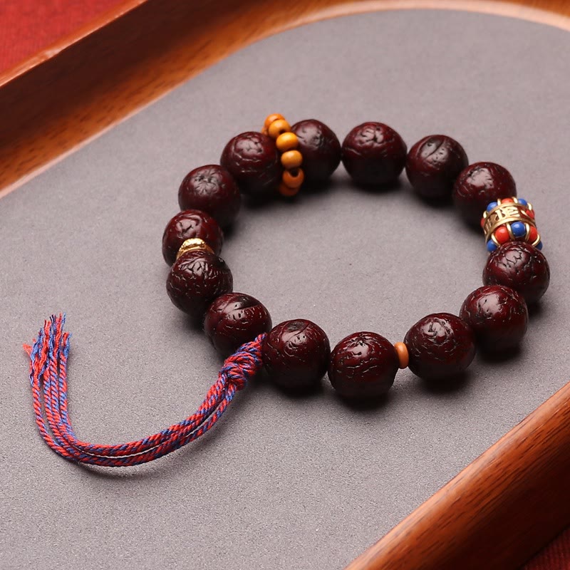 Bodhi Seed Peace & Calm Bracelet with Tassel 15mm