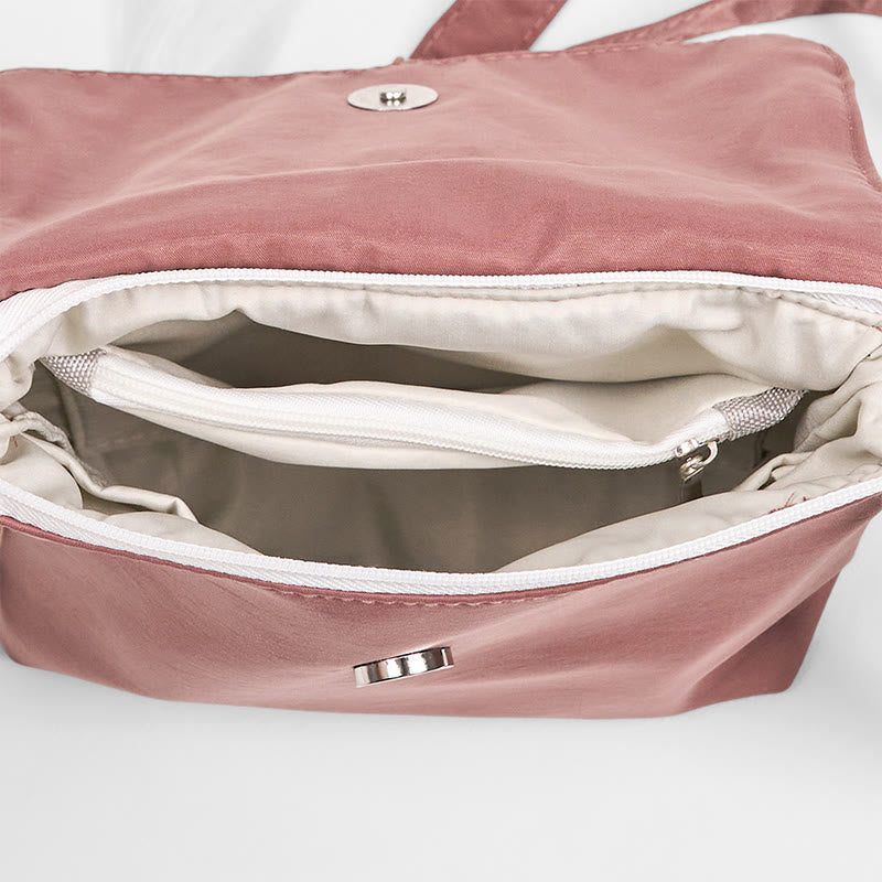 Brown Plum Blossom Cotton Linen Yoga Bag