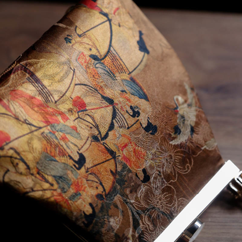 Brown Yoga Mat Carrier Bag with Metal Handle | Healing Sounds