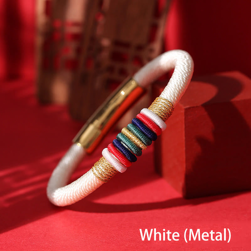 Five Elements Red String Bracelet | King Kong Knot, Protection & Luck