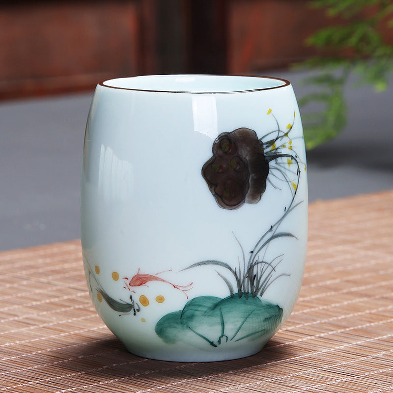Ceramic Spiritual Teacup 180ml for Zen Meditation Rituals