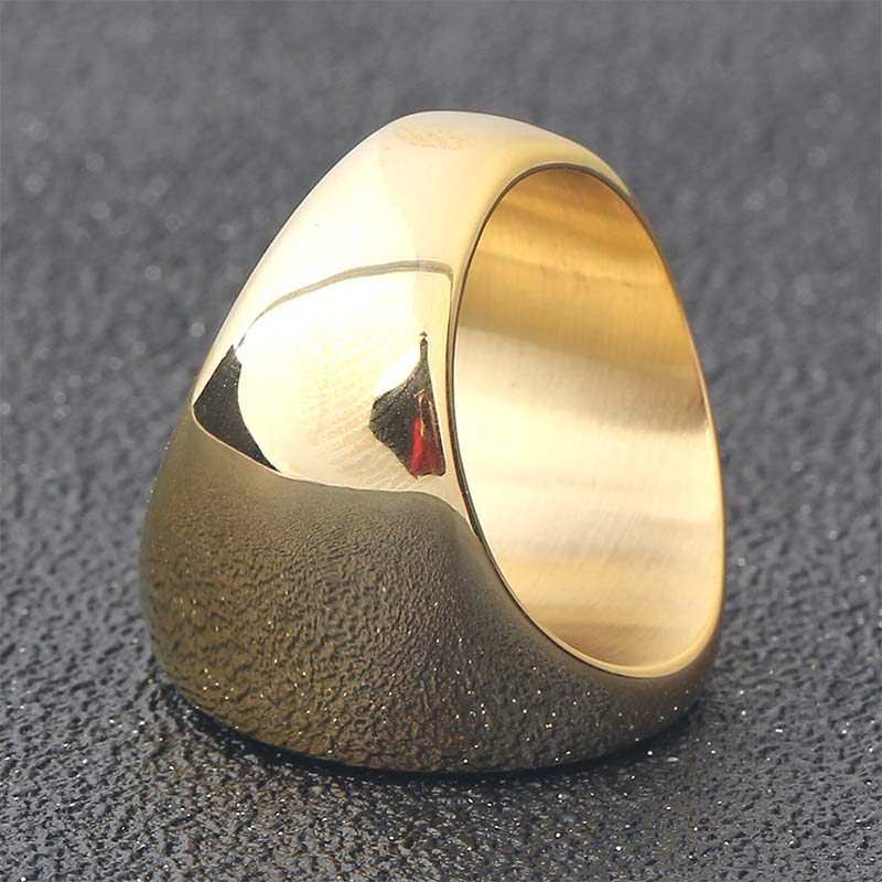 12 Constellations Zodiac Protection Ring in Titanium Steel