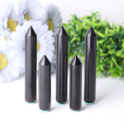 Shungite Crystal Wand for Balance and Meditation