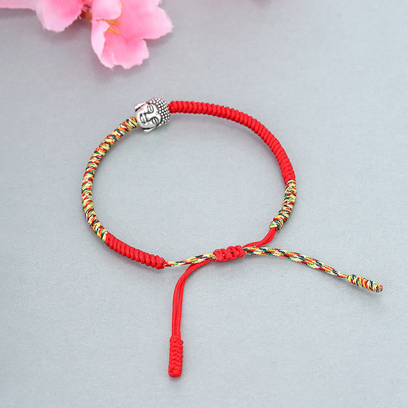 Colorful King Kong Knot Buddha Serenity String Bracelet
