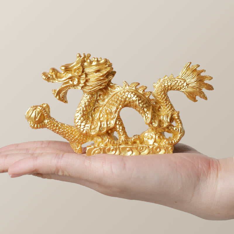 Feng Shui Chinese Dragon Statue Decoration for Prosperity