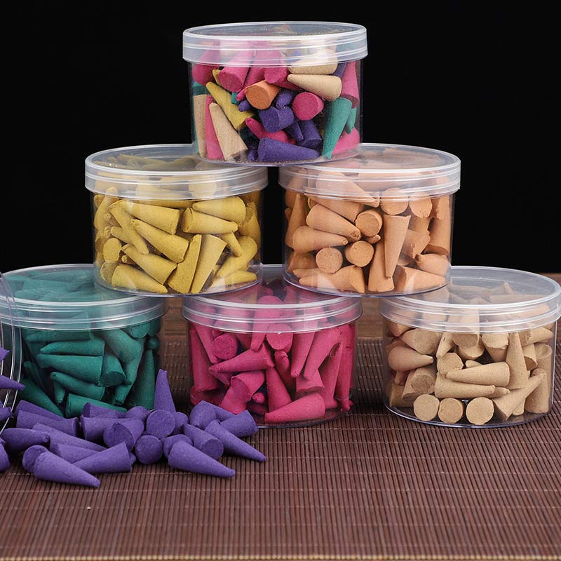 Mixed Scented Incense Cones | 76 Pack for Meditation Rituals