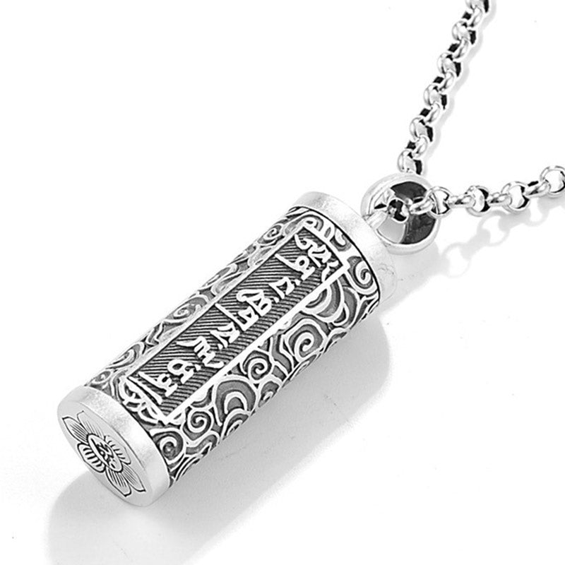 Om Mani Padme Hum Necklace | Six True Words Protection Pendant