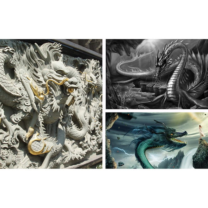 Adjustable 925 Sterling Silver Dragon Success Protection Ring