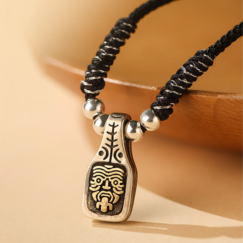 Sterling Silver Zakiram Goddess of Wealth Spiritual Necklace