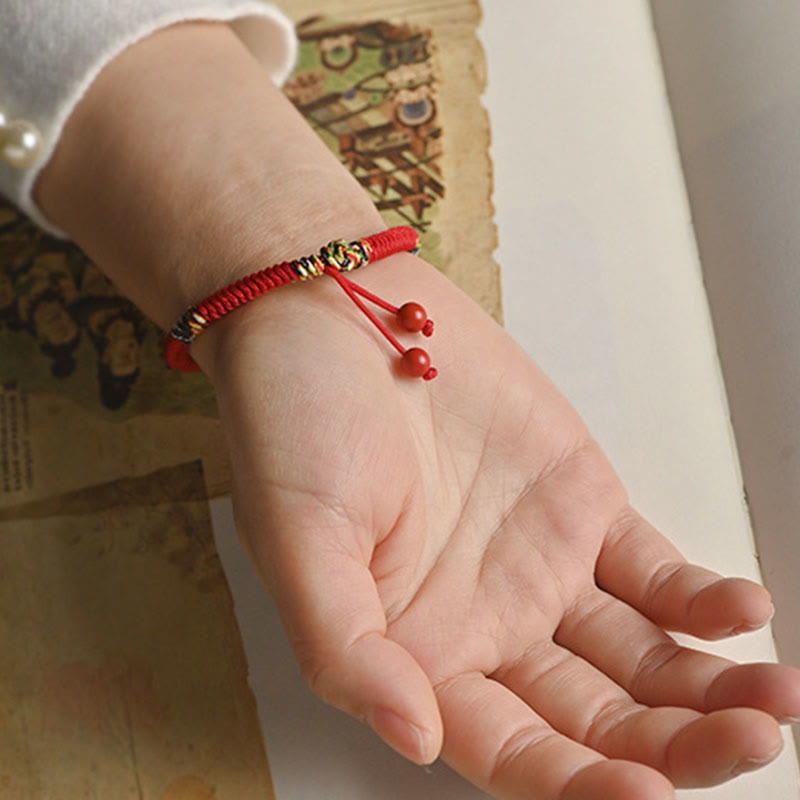 Five Colors King Kong Knot Red String Protection Bracelet