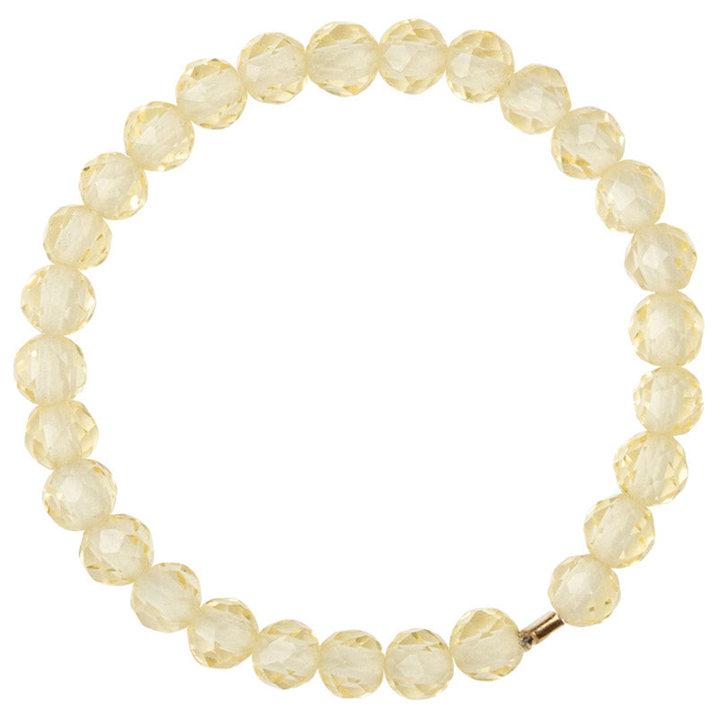 Natural Citrine Gold Ring Prosperity & Happiness 14k Plated