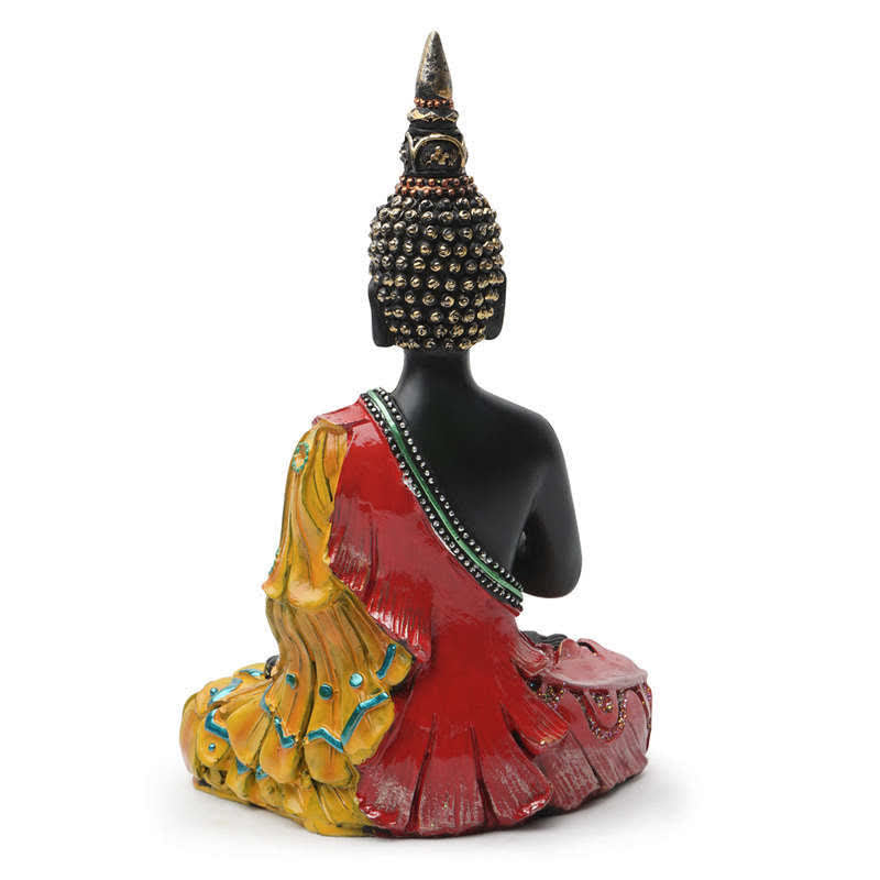 12cm Thai Buddha Serenity Resin Statue for Home Peace
