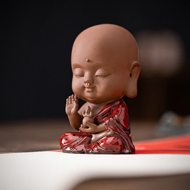 Ceramic Buddha Statue Set | Mini Gautama & Bodhisattvas