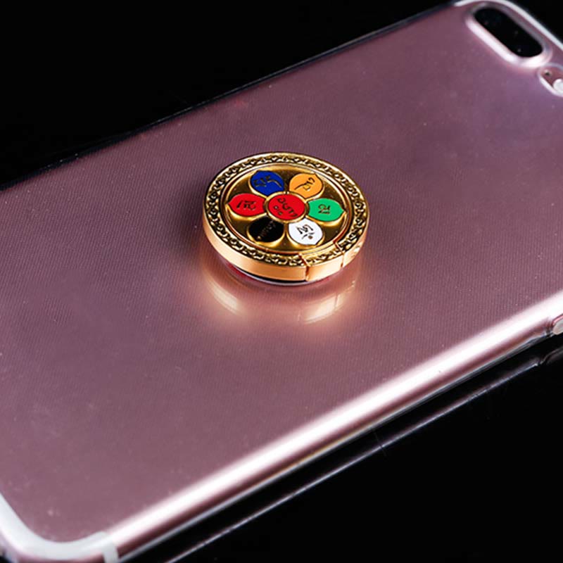 Om Mani Padme Hum Spiritual Phone Ring Bracket Universal Holder