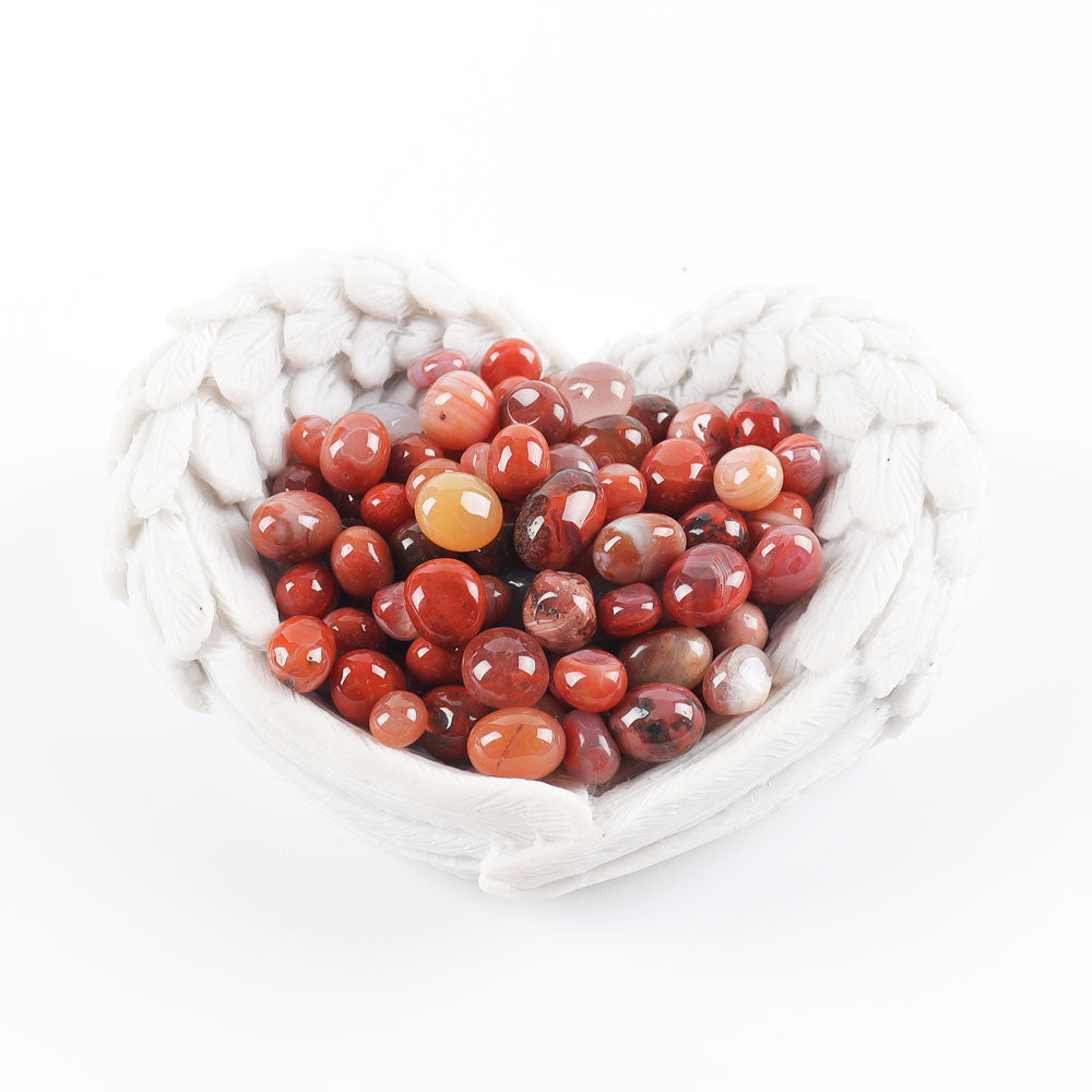 Carnelian Tumbled Stones 10-20mm for Spiritual Growth