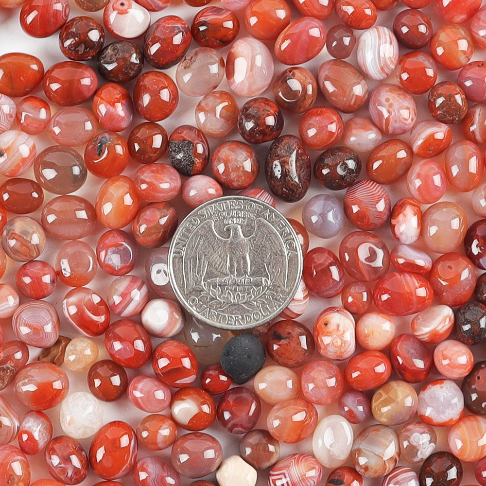 Carnelian Tumbled Stones 10-20mm for Spiritual Growth