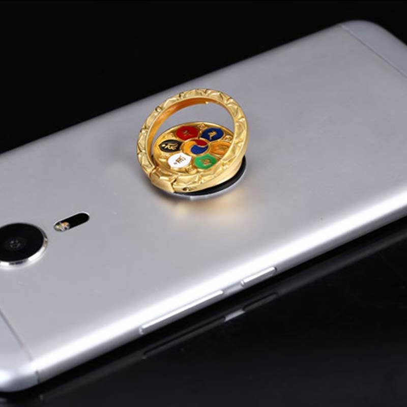Om Mani Padme Hum Spiritual Phone Ring Bracket Universal Holder