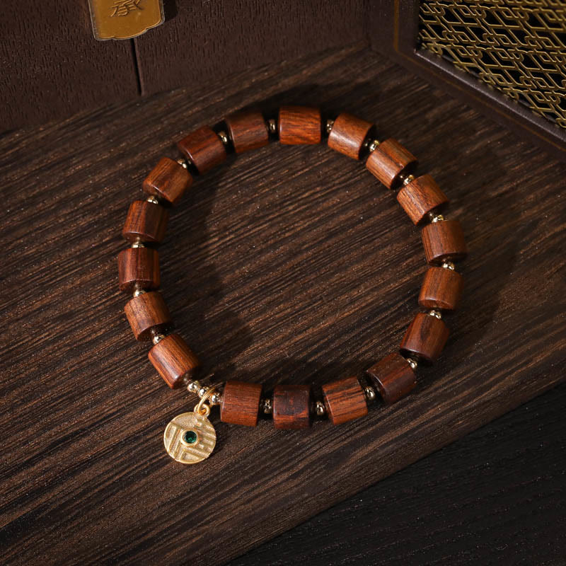 8mm Rosewood Spiritual Bracelet for Warmth & Balance