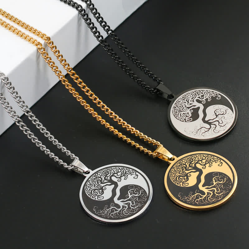 Tree of Life Titanium Steel Necklace | Connection Symbol