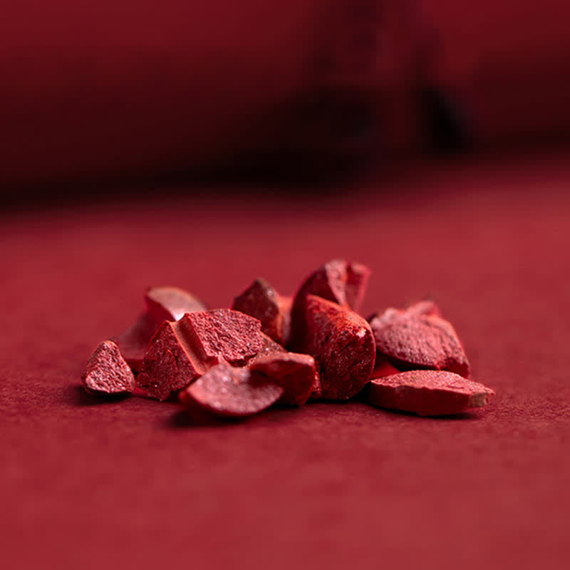 Peace Buckle Cinnabar Necklace | Calm Blessing Pendant