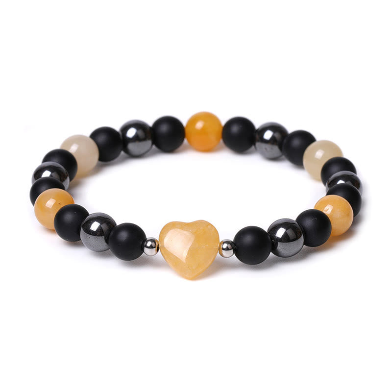 Black Onyx & Tiger Eye Protection Bracelet 8mm Beads